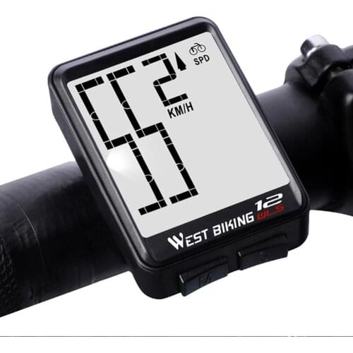 Waterproof Bicycle Computer Luminous Speedometer MTB Bike Cycling Odometer Stopwatch Speedometer Watch LED Digital Rate