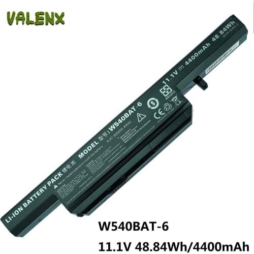 W540BAT-6 laptop battery Pack for Clevo W155U W540eu W54eu W550 W550eu W55eu W540