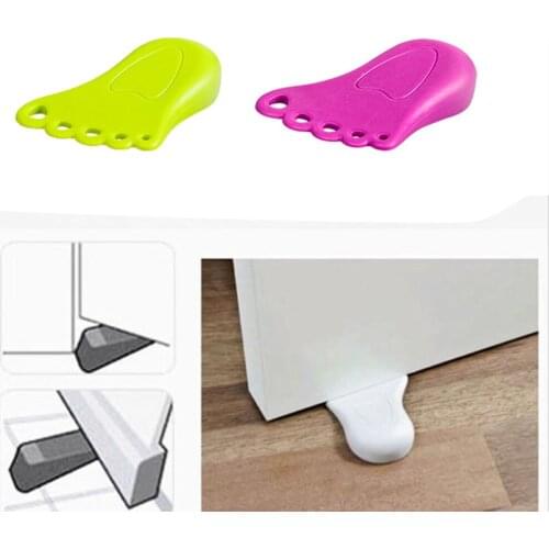 1PC Door Crash Pad Door Stopper Thickening Mute Door Fenders Wall Fenders foot Modelling TPR Fender Lock Shockproof