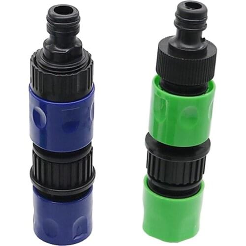 2 Sets Plastic American/European Standard 3/4 Inch Female/Male Thread Quick Connectors Kit Garden Irrigation Water Connectors
