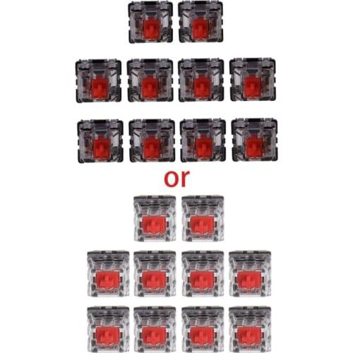 2020 New 10Pcs 3 Pin Mechanical Keyboard Switch RED for Cherry MX Keyboard Tester Kit