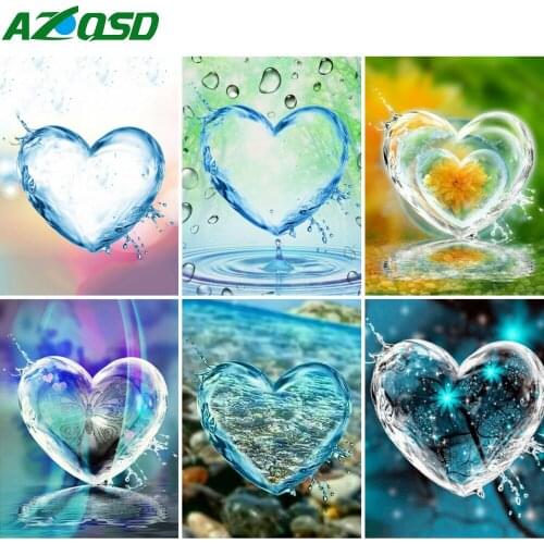AZQSD Diamond Embroidery Rose Daisy Mosaic Rhinestones Diamond Painting Flower Cross Stitch Handicraft Home Decoration Gift