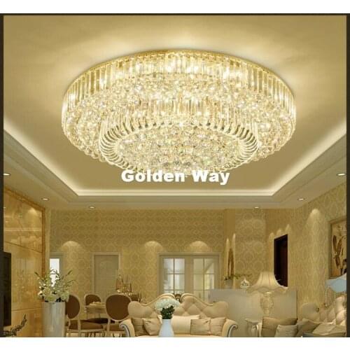 Free Shipping Modern Ceiling Lamp Dia800mm H300mm Crystal Ceiling La K9 Crystal Ceiling Lamp, Home Decoration Crsytal Lighting