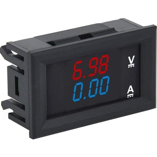 2021 Hot Sale Home DC 100V 10A/50A/100A Mini Portable Voltage Ammeter LED Dual Digital Volt Amp Meter Gauge