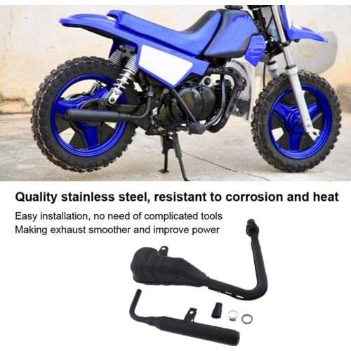 Muffler Exhaust Pipe Assembly Set for Yamaha PW50 Peewee50 Pit Dirt Bike
