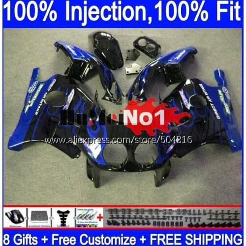 Injection For HONDA CBR 250RR CBR250RR 90 91 92 93 94 135MC.266 MC22 blue glossy CBR250 RR 1995 1996 1997 1998 1999 OEM Fairing