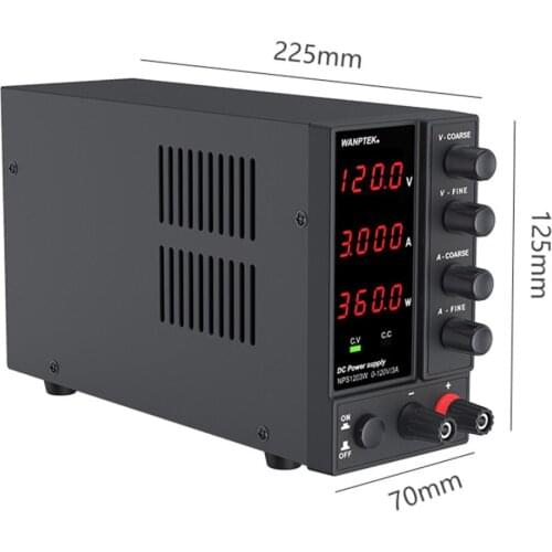 NPS1203W laboratory switching power supply adjustable 120V 3A variable Voltage regulator stabilizer bench source dc power supply