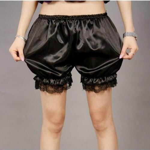 Summer Women Sports Shorts Cute Lace Crochet Pumpkin Bubble Lantern Shorts Women Underpants Yoga Shorts Elastic