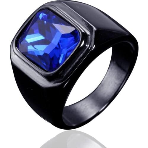 Megin D Hot Sale Simple Exquisite Diamond Titanium Steel Rings for Men Women Couple Family Friend Fashion Design Gift Jewelry