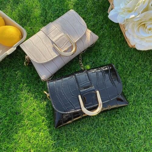 Fashion Crocodile Pattern Women Messenger Bag High Quality Evening Envelope Clutch Chain Shoulder Bag Female Bolsa Feminina