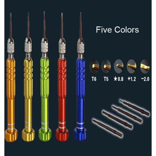 Screwdriver Set 5 in 1 Electronic Torx Screwdriver Opening Repair Tools Kit for Iphone Nokia Samsung Sony LG HTC