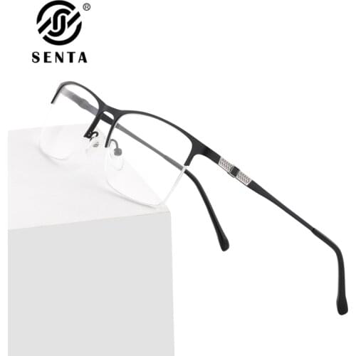 Senta Vintage Square Glasses Frames For Men Optical Prescription Myopia Hyperopia Eyewear Male Eyeglasses Oculos De Sol 5 Colors