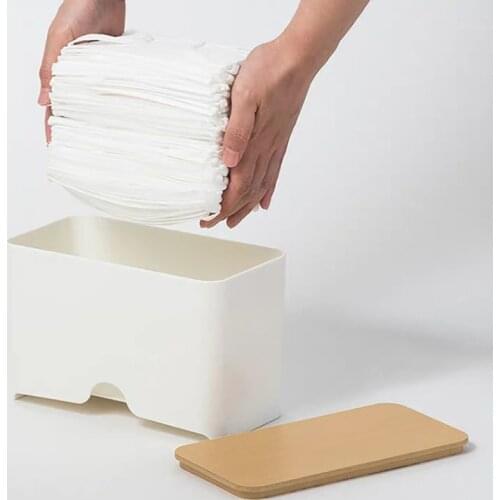 Mask Storage Box Large Capacity Tissue Mask Seal Boxes Portable Masks Dispenser Holder House Dust-proof Masks Box With Lid