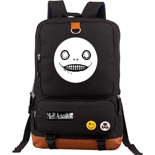 Game NieR: Automata Backpack 17" Large Capacity Travel Shoulder bag student Book School Bag Daypack Bag Printing Backpack