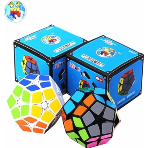 Shengshou sengso magic cube 2x2x2 3x3x3 Megaminxeds 12 sides cube Magic 3x3 magia puzzle cubo magico profissional game cube toys