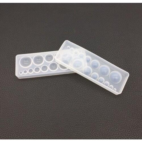 Silicone Mold DIY Crystal Epoxy Resin Molds Time Stone Jewelry Making Crafts Round Handmade Cake Fondant Chocolate Tools