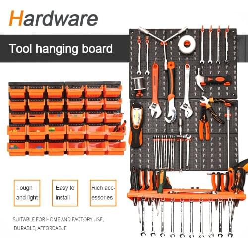 Hardware Tools Storage Rack Garage Workshop Storage Rack Screw Wrench Classification Component Shelf Wall-Mounted Tool Organiser