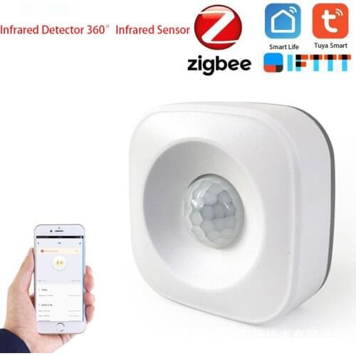 Tuya ZigBee 360 Smart Linkage Mobile Phone Remote Monitoring Human Body Induction Sensor PIR Motion Sensor Infrared Detector