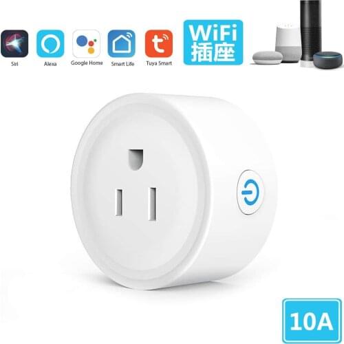 Tuya Tuya Smart Socket Alexa/Google Voice Timing Switch American wifi socket, smart home power socket