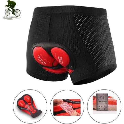 Cycling Underwear Men Road Bike Mtb Downhill Clothing Shockproof Upgrade 5D Gel Sponge Pad Riding Bicycle Underpants Breathable