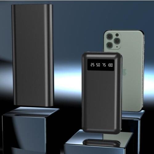 20000mAh ultra-thin small and portable mini mobile power bank fast charge for Apple Huawei Xiaomi comes with three-in-one cable