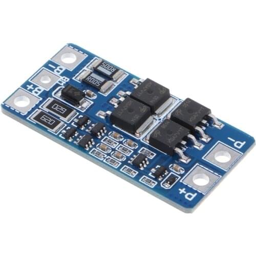 2S 10A 7.4V 18650 Lithium Charger Protection Board BMS PCM Moudle with Balance