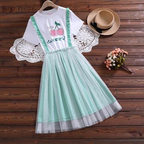 Women Dresses Summer 2020 Casual Print Plus Size S-2xl Dress Short Sleeve Mesh Patchwork A Line Dress Knee Length Sundress Robe