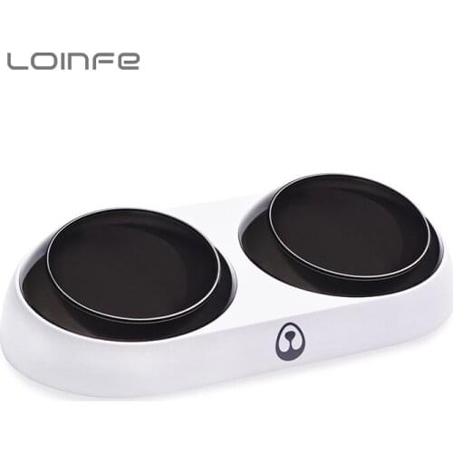 15 Degrees Non-slip Cat Dog Bowl Tilted Safeguard Neck Puppy Cats Feeder Pet Food Feeding Water Cats Feeder Bowl Pet Supplies