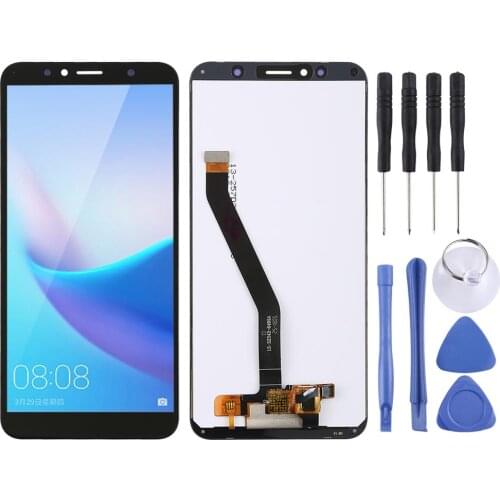 2019 AAA+++ LCD Screen and Digitizer Full Assembly for Huawei Enjoy 8e / Y6 (2018)(Black)
