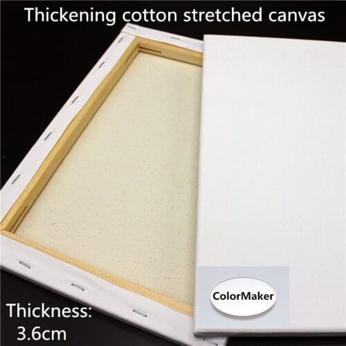 380g cotton canvas 3.6cm thickness best quality thickening cotton stretched canvas board