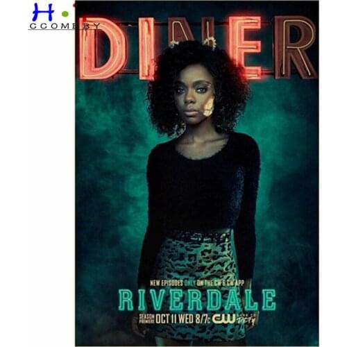5D DIY Diamond Painting Full Square/Round Drill "TV Series Riverdale Poster" Embroidery Cross Stitch Home Decor Gift
