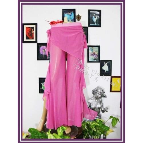 Belly Dance Pants Transparent Thin Belly Dance Skirt Pants GC71