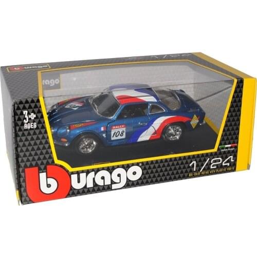 Burago 1/24 Scale Renault Alpine A110 1600S Model Car Suspension Rubber Wheels Free Fast Shipping From Turkey