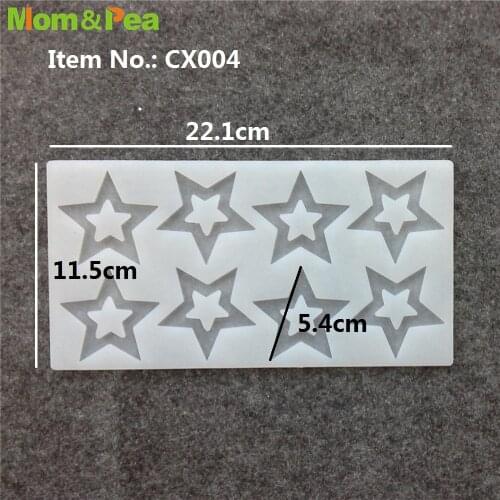 CX004 8-Star Silicone Mold Chocolate Ornamental Fondant Mould Cake Decoration Tools
