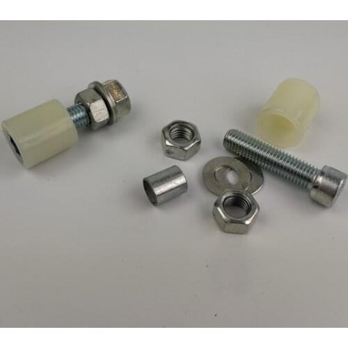 Length 34mm, diameter 30mm sliding gate door nylon rollers , gate guide roller/wheel/pulley with M14 bolt and nuts . 2pcs/lot