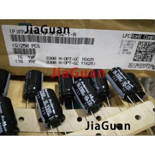 20PCS RUBYCON YXF 16V3300UF 16X25MM electrolytic capacitor 3300uf 16v yxf 3300uF/16V high frequency low resistance long life