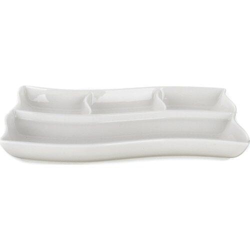 Ultraform Porcelain 4 Compartments Presentation Plate 35 Cm