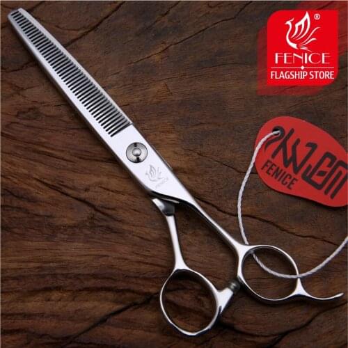 Fenice high quality professional JP440c 6.5 inch pet dog grooming shears thinning scissors for dogs tesoura makas