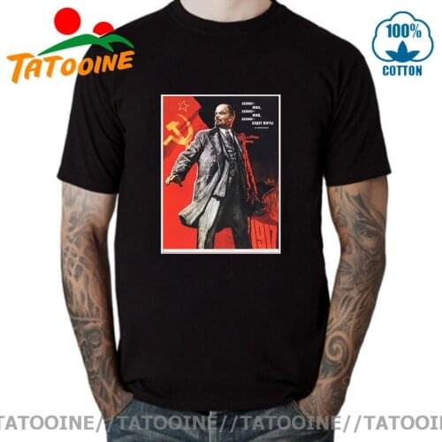 Tatooine Vintage Vladimir Lenin T shirt Retro CCCP Soviet Union Old school tshirt USSR socialism communism propaganda poster Tee