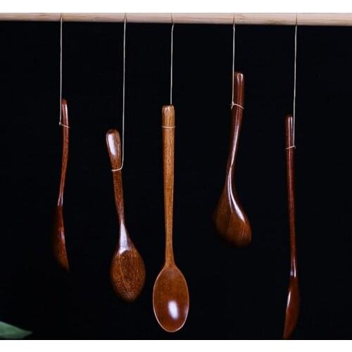 Utensil Tool Soup Kitchenware Teaspoon Catering Rice Soup Wooden Spoon Bamboo Kitchen Cooking Kitchen Cooking Utensil Tool Spoon
