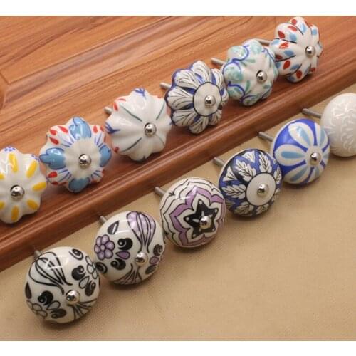 2017 New Arrival American Style Ceramic Cabinet Pulls and Handles Ceramic Furniture Handles and Pulls