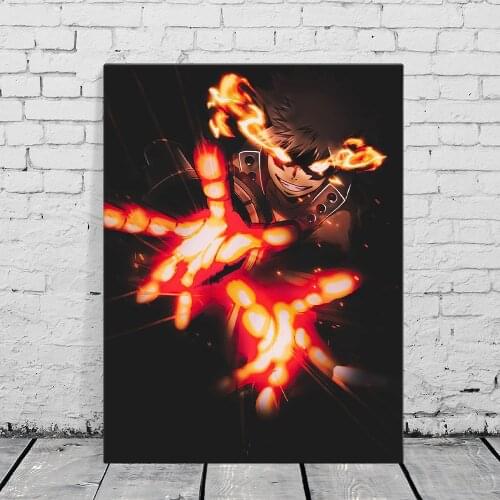 My Hero Academia BNHA Anime Katsuki Bakugo Decoration Home Decor Canvas Painting Living Room Wall Art Pictures Posters Prints