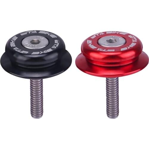 New style Bike Beer Headset Top Cap With Screw Beer Bottle Caps For 28.6mm 1 1/8" Steerer Fork Tube Headset Cover Black