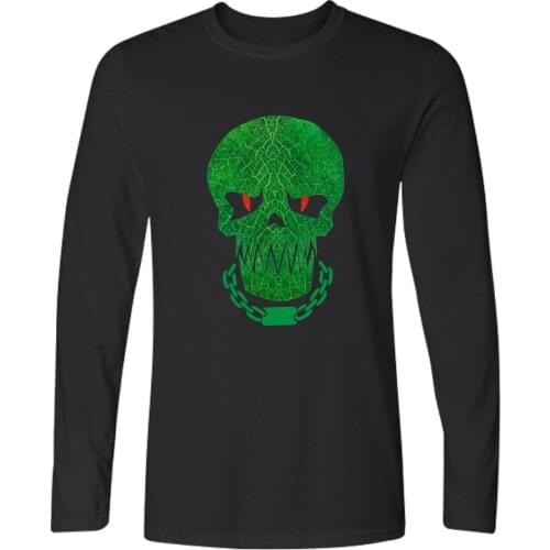 Latest funny skull t-shirts print fashion men women t shirts casual sport tee shirt long sleeve t-shirt harajuku sweatshirt tops