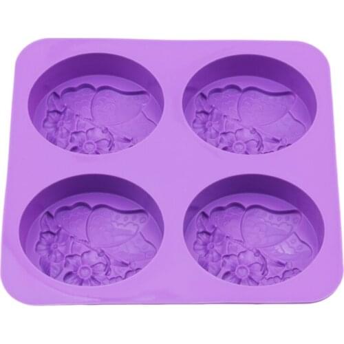 3D Butterfly Soap Mold DIY Handmade Soap Silicone Craft Molds Fondant Cake Decorating Tools Chocolate Mold Kitchen Baking Tool
