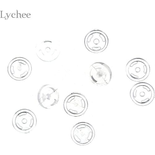 Lychee Life 20pcs 4mm Snap Buttons Baby Doll Clothes Buttons DIY Sewing Craft Scrapbooking Accessories