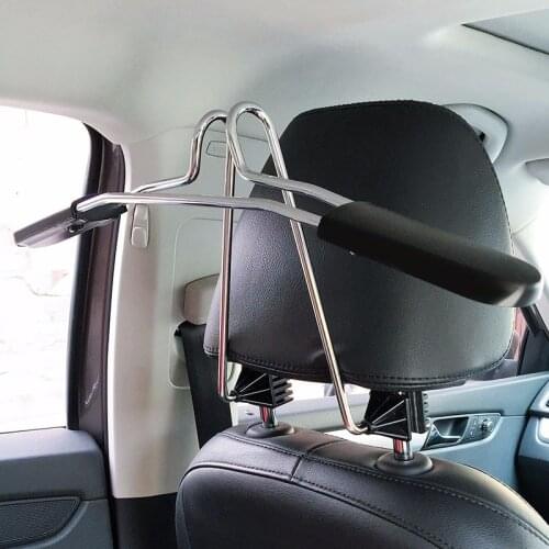OHANEE Car Coat Hanger Auto Back Seat Headrest Clothes Suits Shirts Jacket Holder Hook Stainless Steel Accessories Car Styling