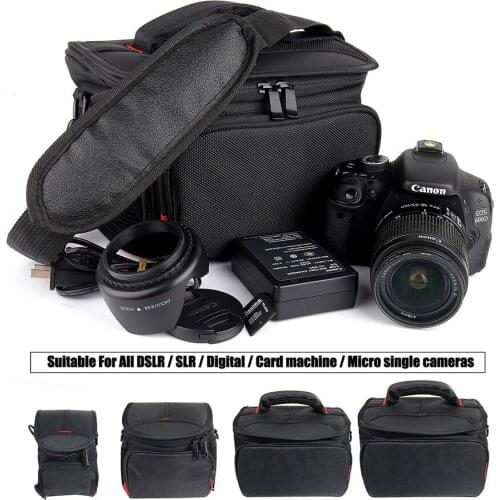 Waterproof DSLR Digital Camera Bag Case For Canon EOS R 4000D 1300D 1200D 60D 600D G9X II SX540 M10 M6 SX720 5D Mark III IV SX60