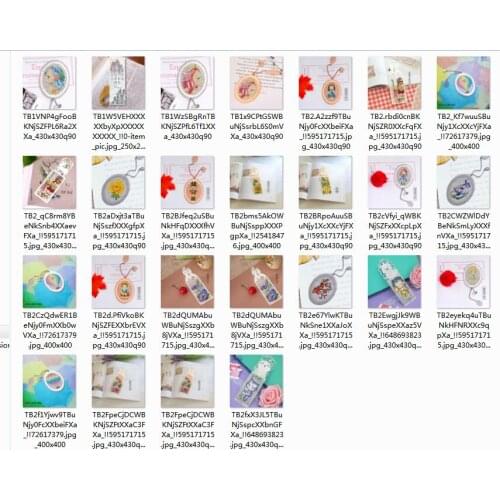 Xx DIY Craft Stich Cross Stitch Bookmark Christmas Plastic Fabric Needlework Embroidery Crafts Counted Cross-Stitching Kit