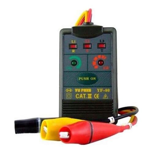 YF-80 3 Phase Rotation Tester By Both Audio and Indicator